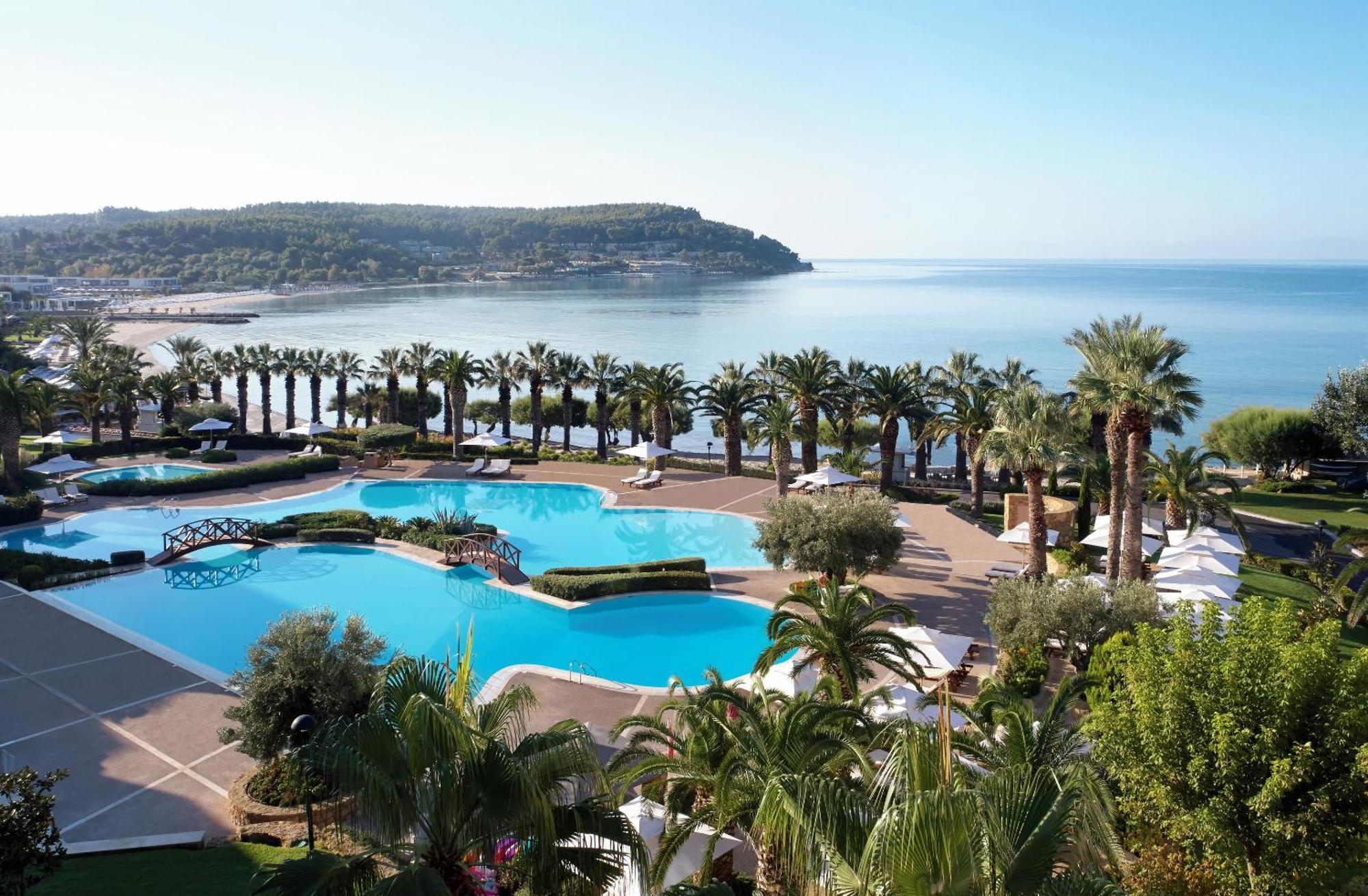 Sani Beach Bagian luar foto