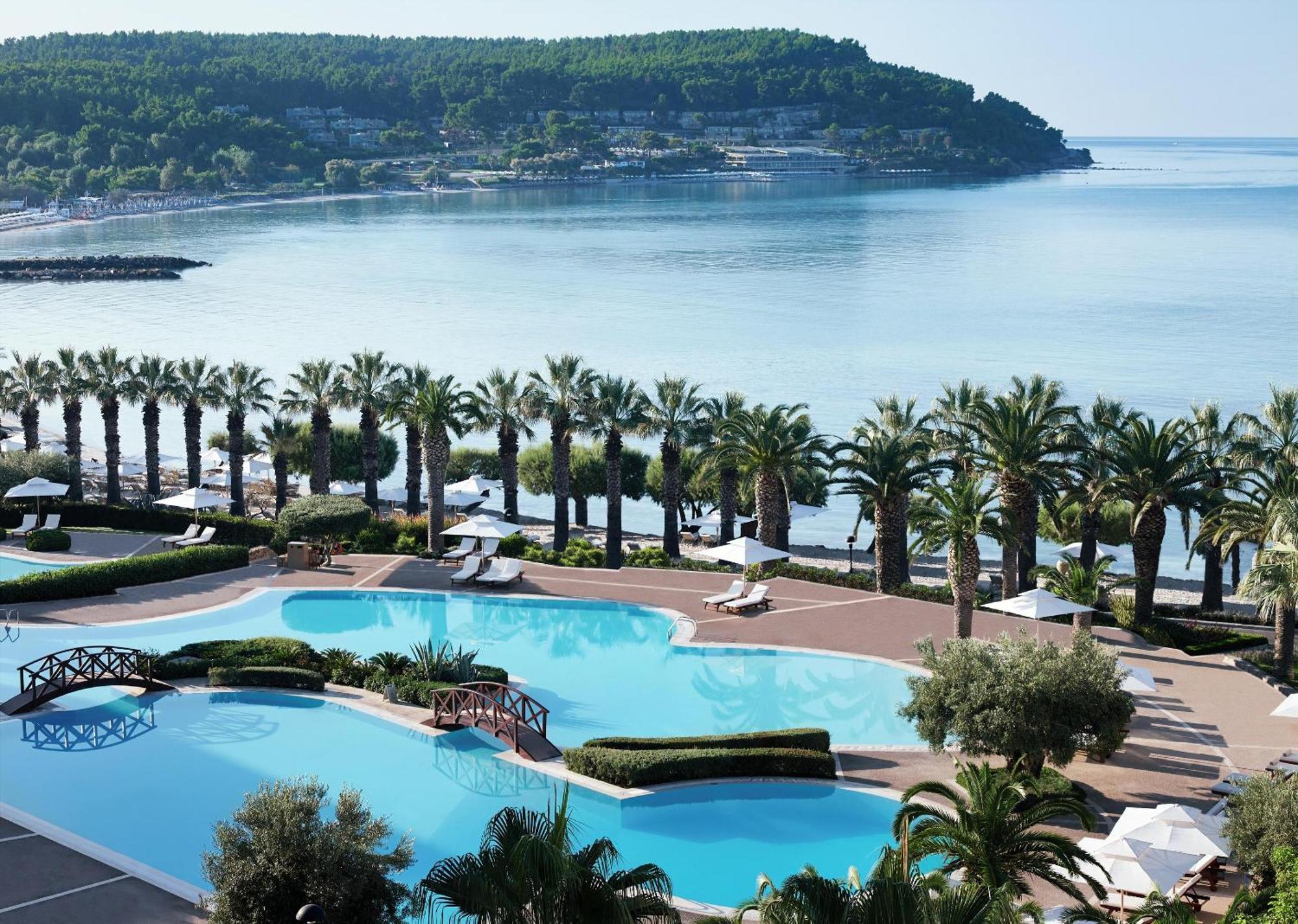Sani Beach Bagian luar foto