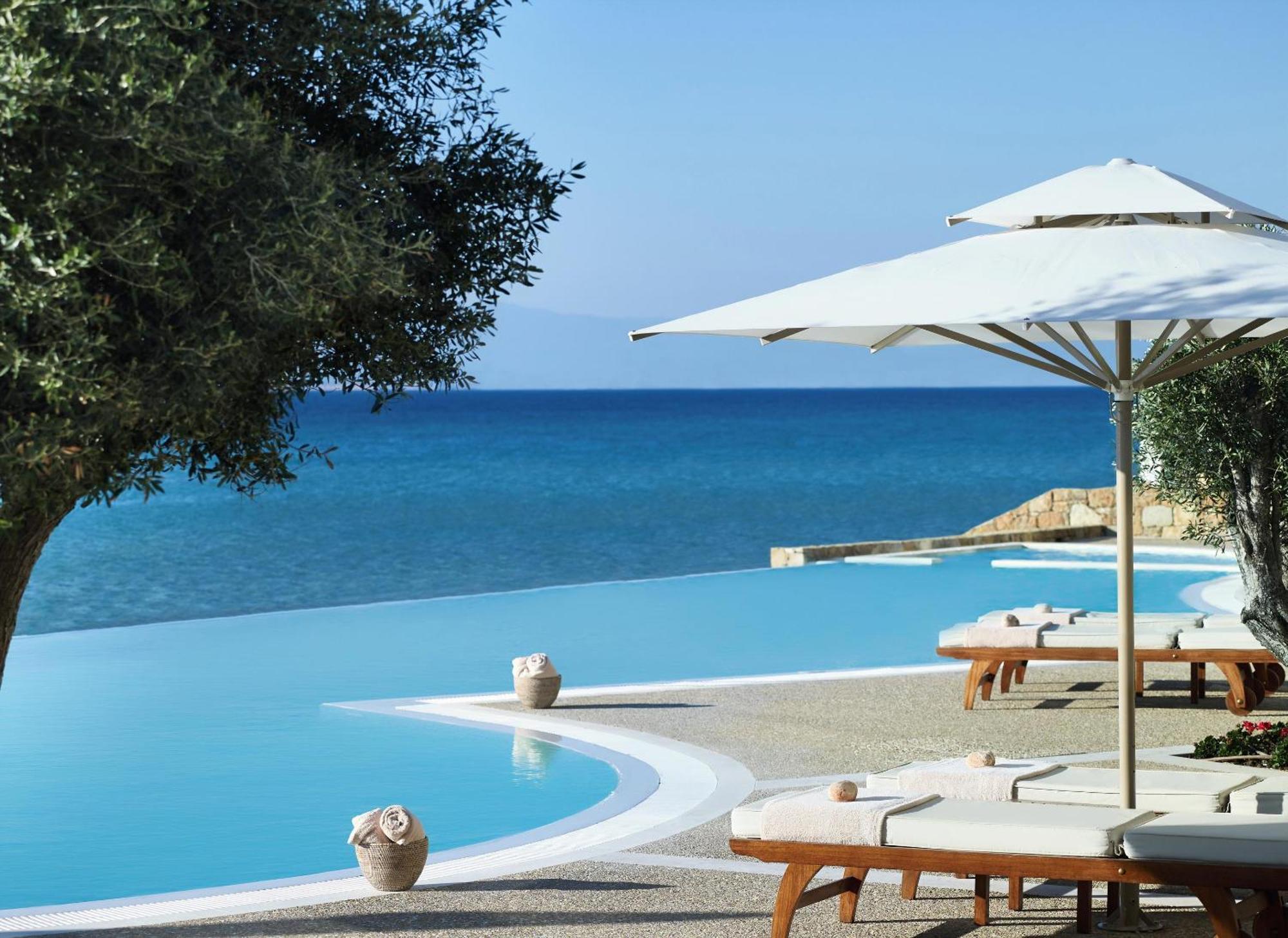 Sani Beach Bagian luar foto
