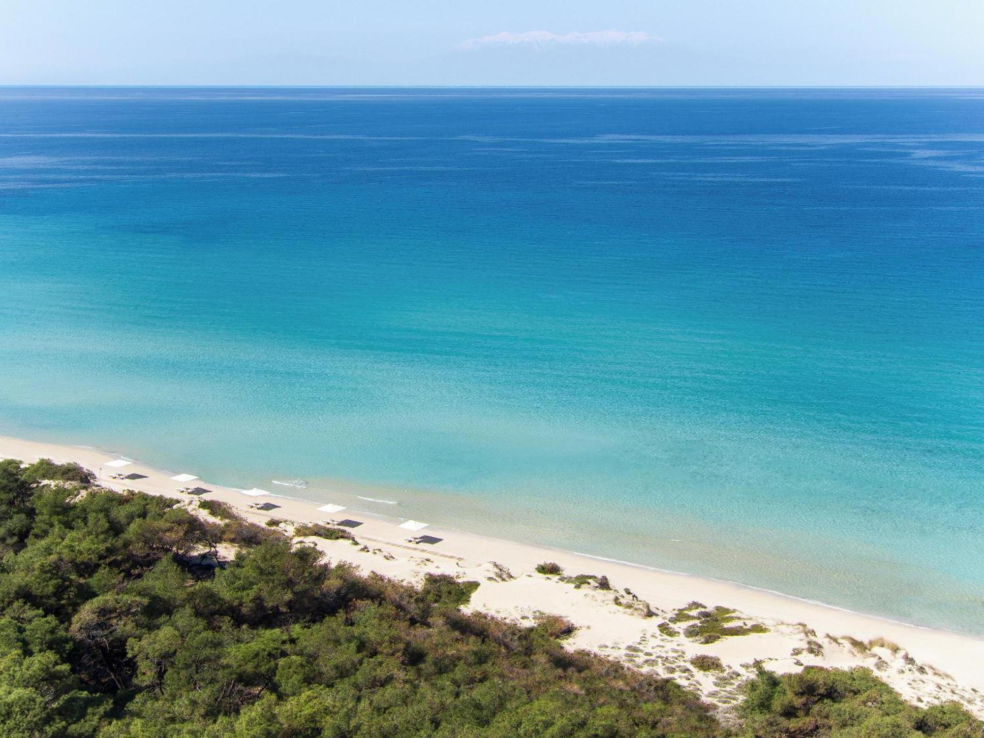 Sani Beach Bagian luar foto